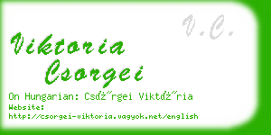 viktoria csorgei business card